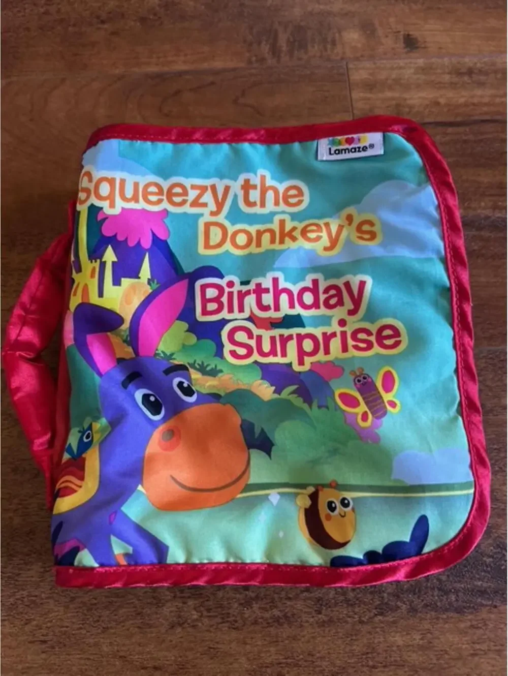 Set of 4 Lamaze Soft Fabric Baby Books with Plush Toys